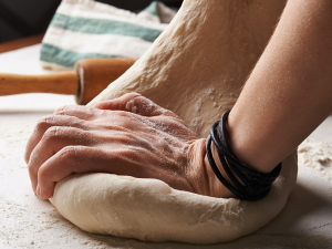 An image of pizza dough.